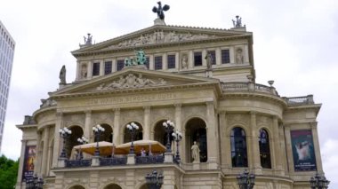 Frankfurt Opera - the original old opera house in the city - FRANKFURT MAIN, GERMANY - JULY 12, 2022