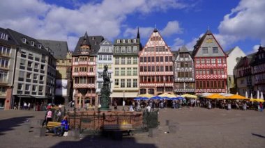 Historic district - The old town of Frankfurt - FRANKFURT MAIN, GERMANY - JULY 12, 2022