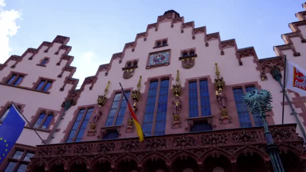 Historische Wijk Oude Stad Frankfurt Frankfurt Main Duitsland Juli 2022 — Stockvideo