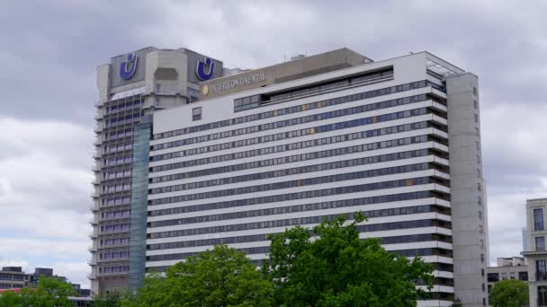 Hotel Intercontinental Frankfurt Frankfurt Main Germany July 2022 — Stockvideo