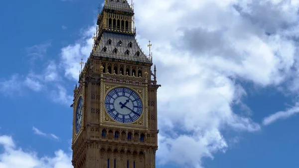 Big Ben London Słoneczny Letni Dzień Fotografie — Zdjęcie stockowe