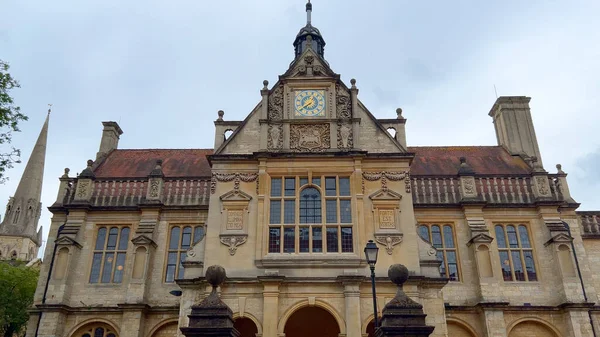 Középkori Épületek Oxfordban Utazási Fotózás — Stock Fotó
