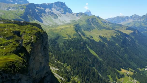 Amazing Landscape Klausen Pass Mountain Road Switzerland View Travel Photography — Vídeo de Stock