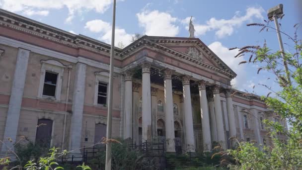 Crumlin Road Courthouse Belfast Fotografi Perjalanan Irlandia — Stok Video