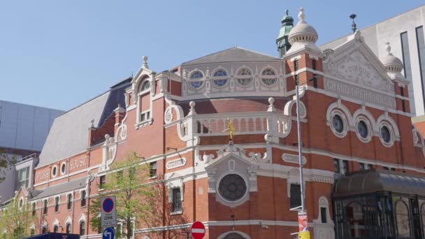 Grand Opera House Belfast Irlanda Viaggi Fotografici — Video Stock