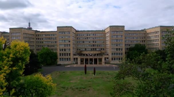 Famous Goethe University Frankfurt Aerial View City Frankfurt Germany July — Video Stock