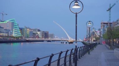 Riverwalk along Liffey in Dublin - Ireland travel photography