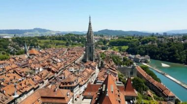 Bern Munster - İsviçre 'deki Bern Katedrali - seyahat fotoğrafçılığı
