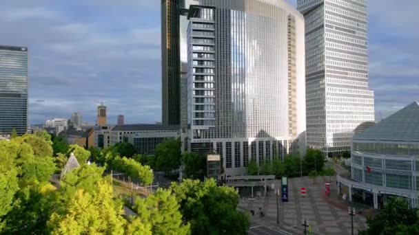 Moden Kastor Building Frankfurt City Frankfurt Germany July 2022 — Stockvideo