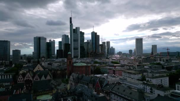 City Frankfurt Germany Aerial View City Frankfurt Germany July 2022 — Vídeo de Stock
