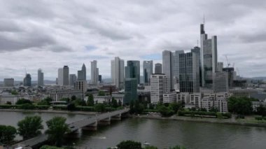 The skyscrapers of Frankfurt at the financial district - travel photography