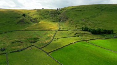 Peak District National Park - aerial view - drone photography