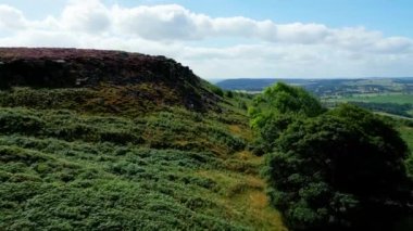 Peak District National Park - aerial view - drone photography