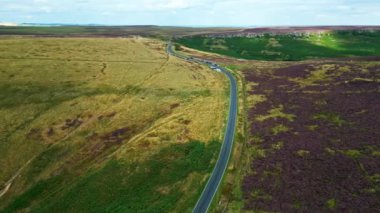 The beauty of Peak District National Park in England - drone photography