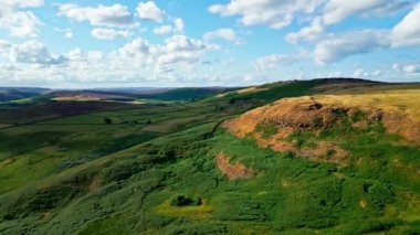 The beauty of Peak District National Park in England - drone photography