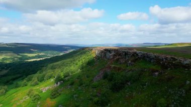 Peak District National Park - aerial view - drone photography