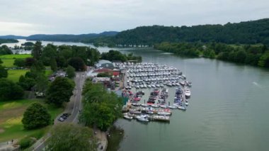 Windermere Lake in the Lake District National Park - aerial view - drone photography