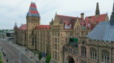 Manchester Museum - aerial view - drone photography