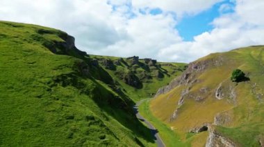 Peak District National Park - aerial view - drone photography