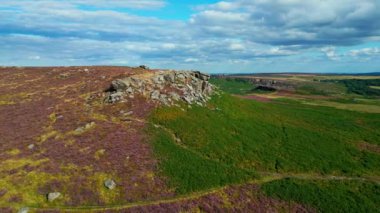 Peak District National Park - aerial view - drone photography
