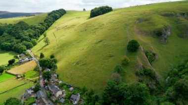 Peak District National Park - aerial view - drone photography