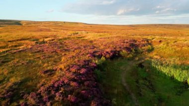 The beauty of Peak District National Park in England - drone photography