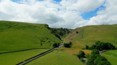 Peak District National Park - aerial view - drone photography
