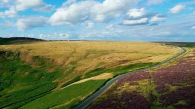 The beauty of Peak District National Park in England - drone photography
