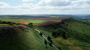 Peak District National Park - aerial view - drone photography