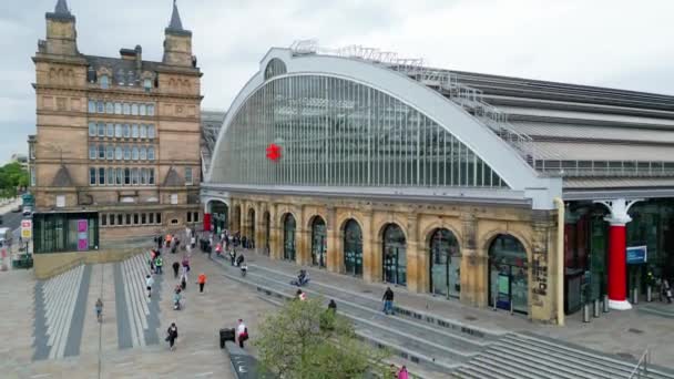 Liverpool Lime Street Station Main Train Station Liverpool United Kingdom — Vídeos de Stock