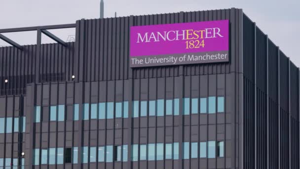 University Manchester Manchester United Kingdom August 2022 — Video