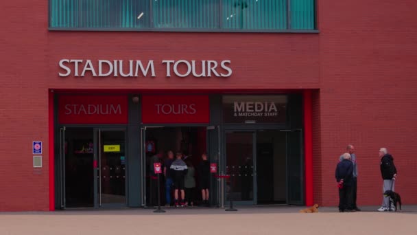 Stadium Tours Anfield Stadium Liverpool United Kingdom August 2022 — Vídeos de Stock