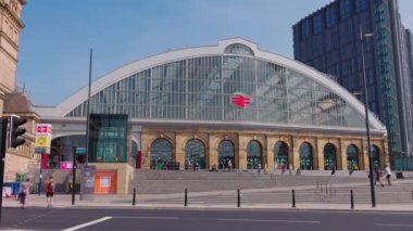 Liverpool Lime Street Station - LIVERPOOL, UNITED KINGDOM - AUGUST 16, 2022