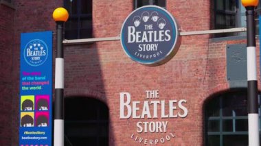 The Beatles Story Museum at Albert Dock Liverpool - LIVERPOOL, UNITED KINGDOM - AUGUST 16, 2022