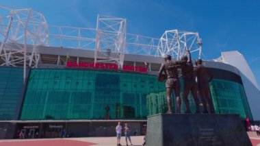 The football stadium of Manchester United - Old Trafford - MANCHESTER, UNITED KINGDOM - AUGUST 15, 2022