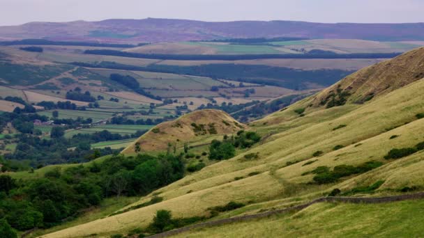 Wonderful Landscape Nature Yorkshire Dales National Park Travel Photography — Stockvideo