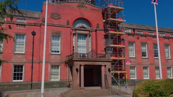 Trafford Town Hall Manchester Manchester United Kingdom August 2022 — Vídeos de Stock