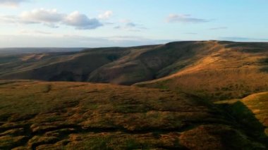 The beauty of Peak District National Park in England - drone photography
