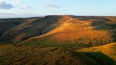 The beauty of Peak District National Park in England - drone photography