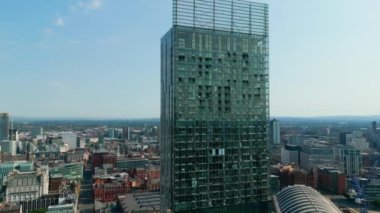 Famous Beetham Tower in Manchester - MANCHESTER, UNITED KINGDOM - AUGUST 15, 2022