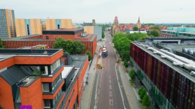 University of Manchester from above - MANCHESTER, UNITED KINGDOM - AUGUST 15, 2022