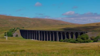Ribblehead viaduct at Yorkshire Dales National National Park - travel photography