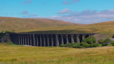 Ribblehead viaduct at Yorkshire Dales National National Park - travel photography