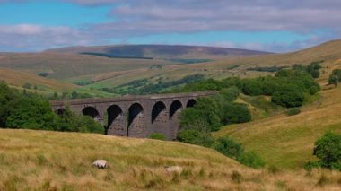 Beautiful viaduct at Yorkshire Dales National Park - travel photography