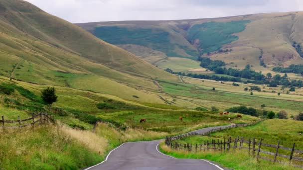 Wonderful Landscape Nature Yorkshire Dales National Park Travel Photography — Stok Video