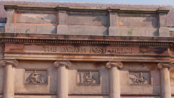 Old Lyceum Post Office Στο Λίβερπουλ Liverpool Ηνωμενο Βασιλειο Αυγούστου — Αρχείο Βίντεο