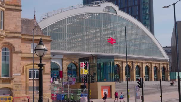 Liverpool Lime Street Station Liverpool United Kingdom August 2022 — Stok video