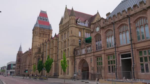 Oxford Yolu Ndaki Manchester Müzesi Manşetçi Birleşik Kingdom Ağustos 2022 — Stok video