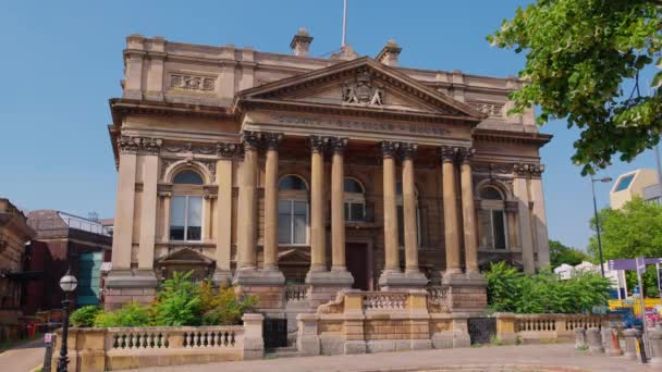 County Session House Liverpool Walker Art Gallery Liverpool United Kingdom — 图库视频影像