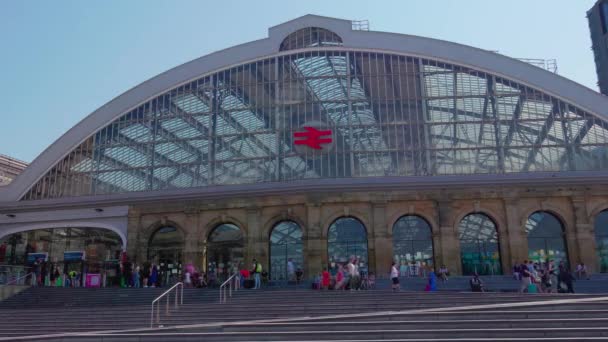 Liverpool Lime Street Station Liverpool United Kingdom August 2022 — Αρχείο Βίντεο